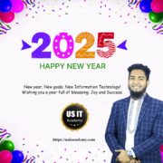 Happy new year 2025 US IT Academy